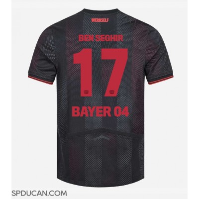 Muški Nogometni Dres Bayer Leverkusen Eliesse Ben Seghir #17 Domaci 2025-26 Kratak Rukav Muški Nogometni Dres Bayer Leverkusen Eliesse Ben Seghir #17 Domaci 2025-26 Kratak Rukav